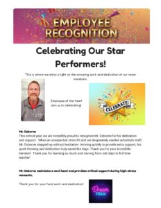 Celebrating Mr. Osborne