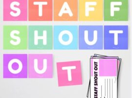 Staff Shout Out