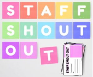 Staff Shout Out!