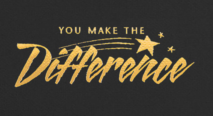 make the difference header